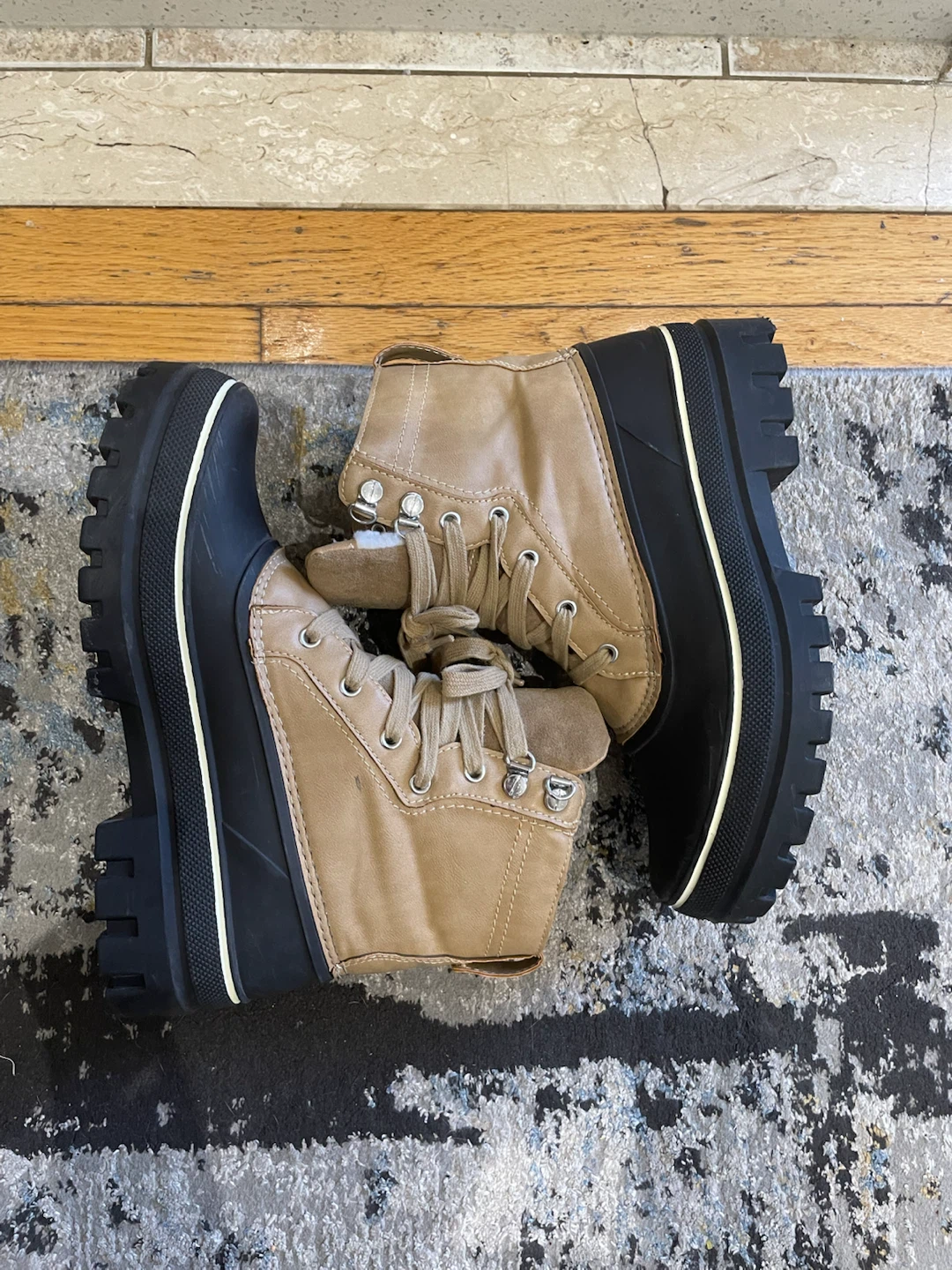 Call It Spring Tan and Black Winter Boots - photo 3