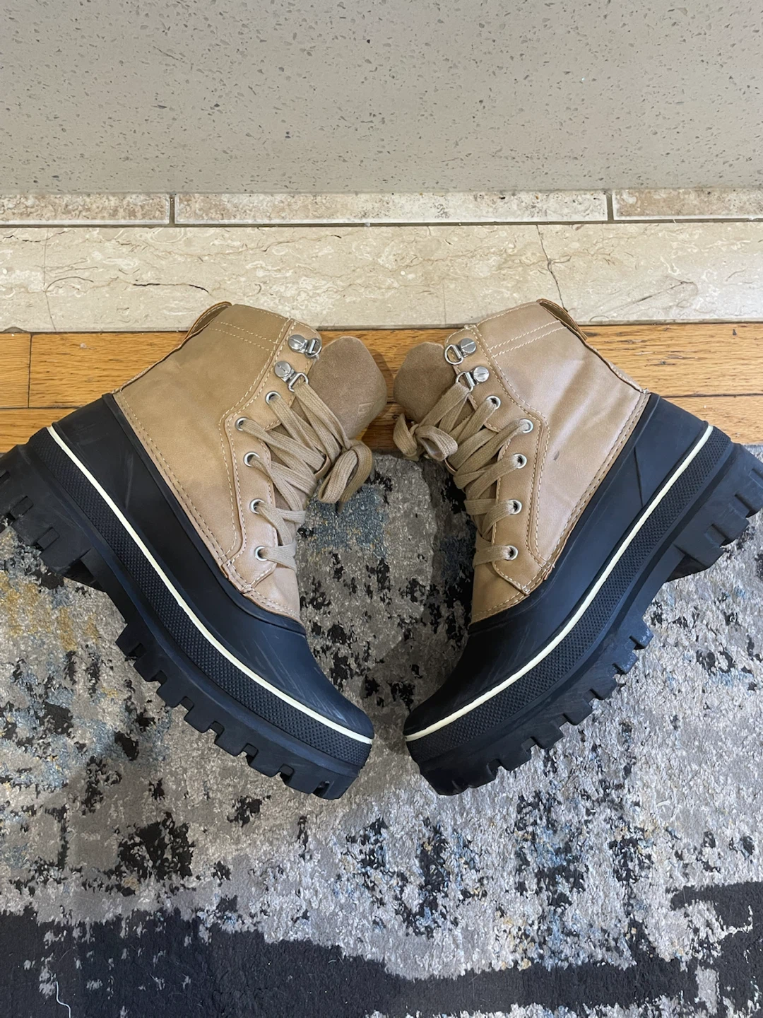 Call It Spring Tan and Black Winter Boots - photo 5