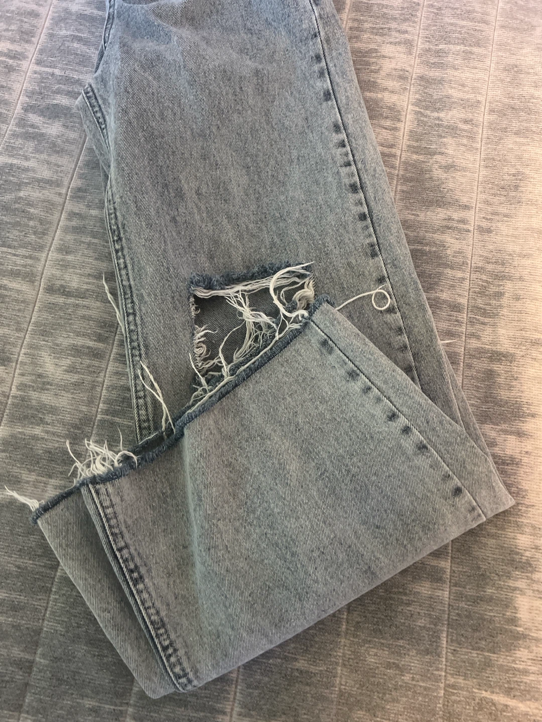 Ambar Distressed Denim Jeans - photo 2