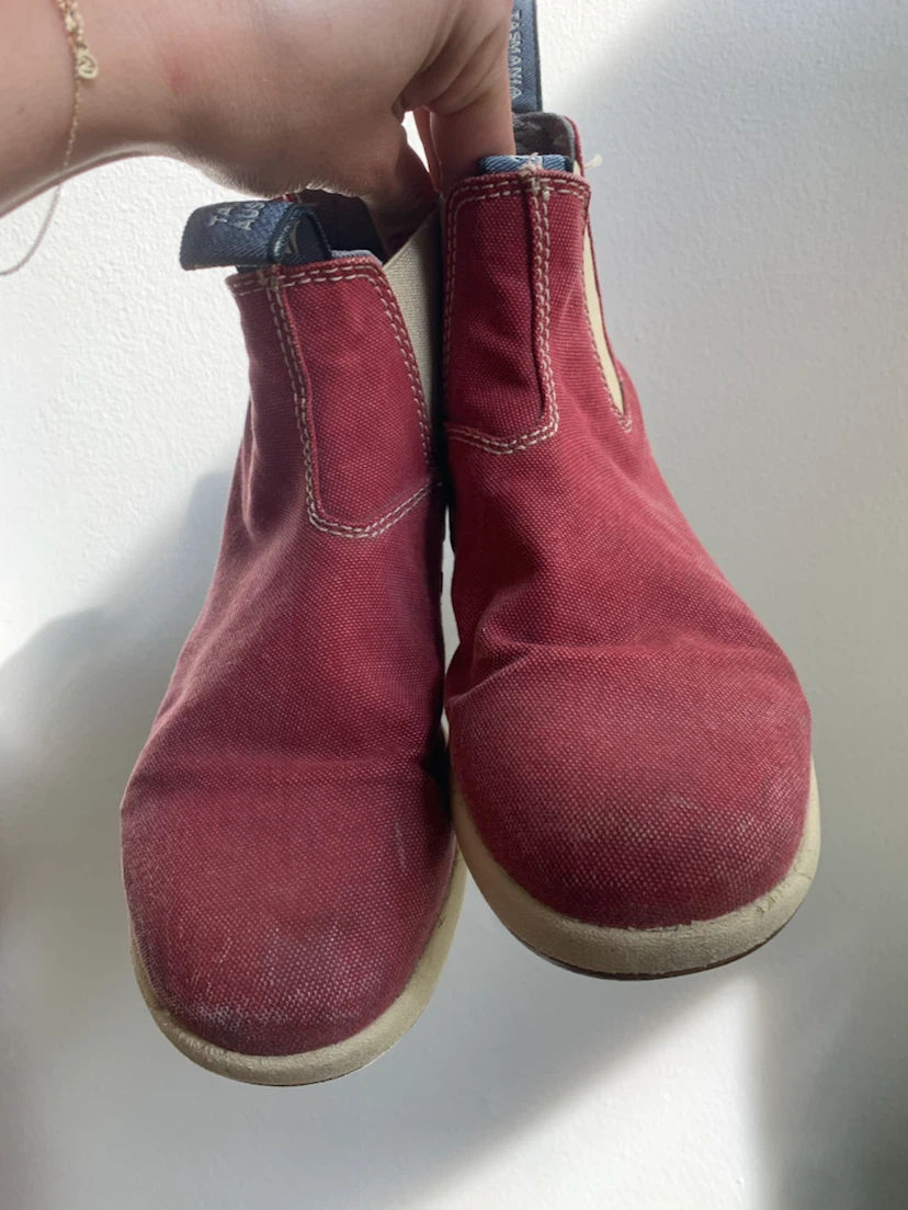 Blundstone Canvas Boots - Red (size 6) - photo 5