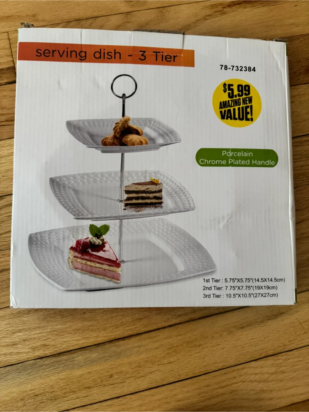 3 Tier Porcelain Serving Dish