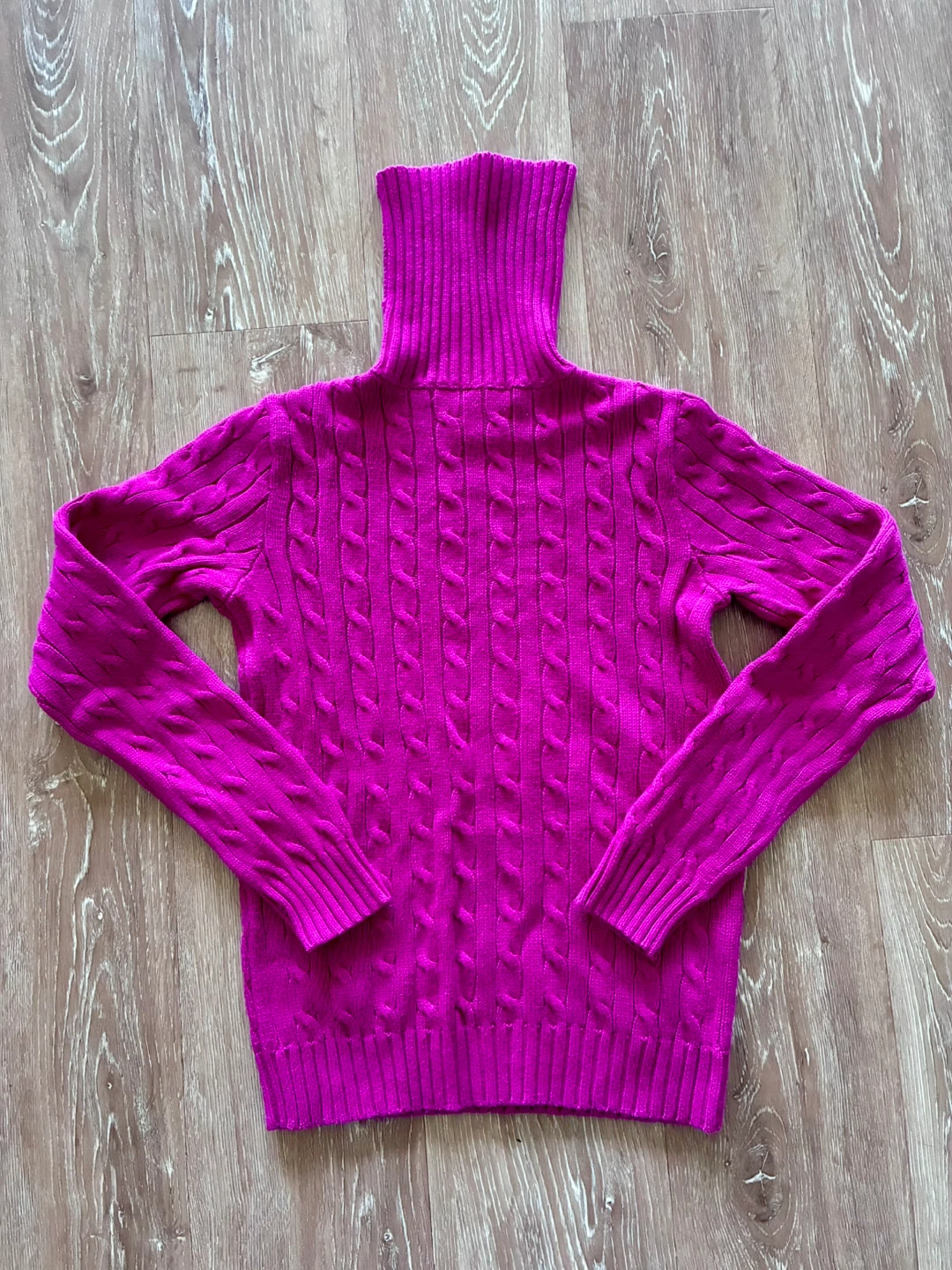 Ralph Lauren Cable Knit Turtleneck - M - photo 2