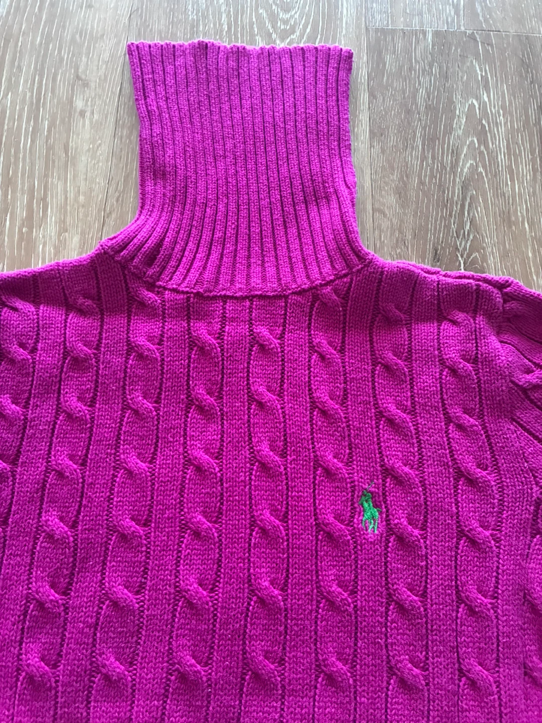 Ralph Lauren Cable Knit Turtleneck - M - photo 4