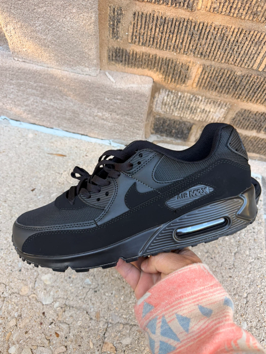 Nike Air Max 90 Sneakers Black Size 11 - photo 2