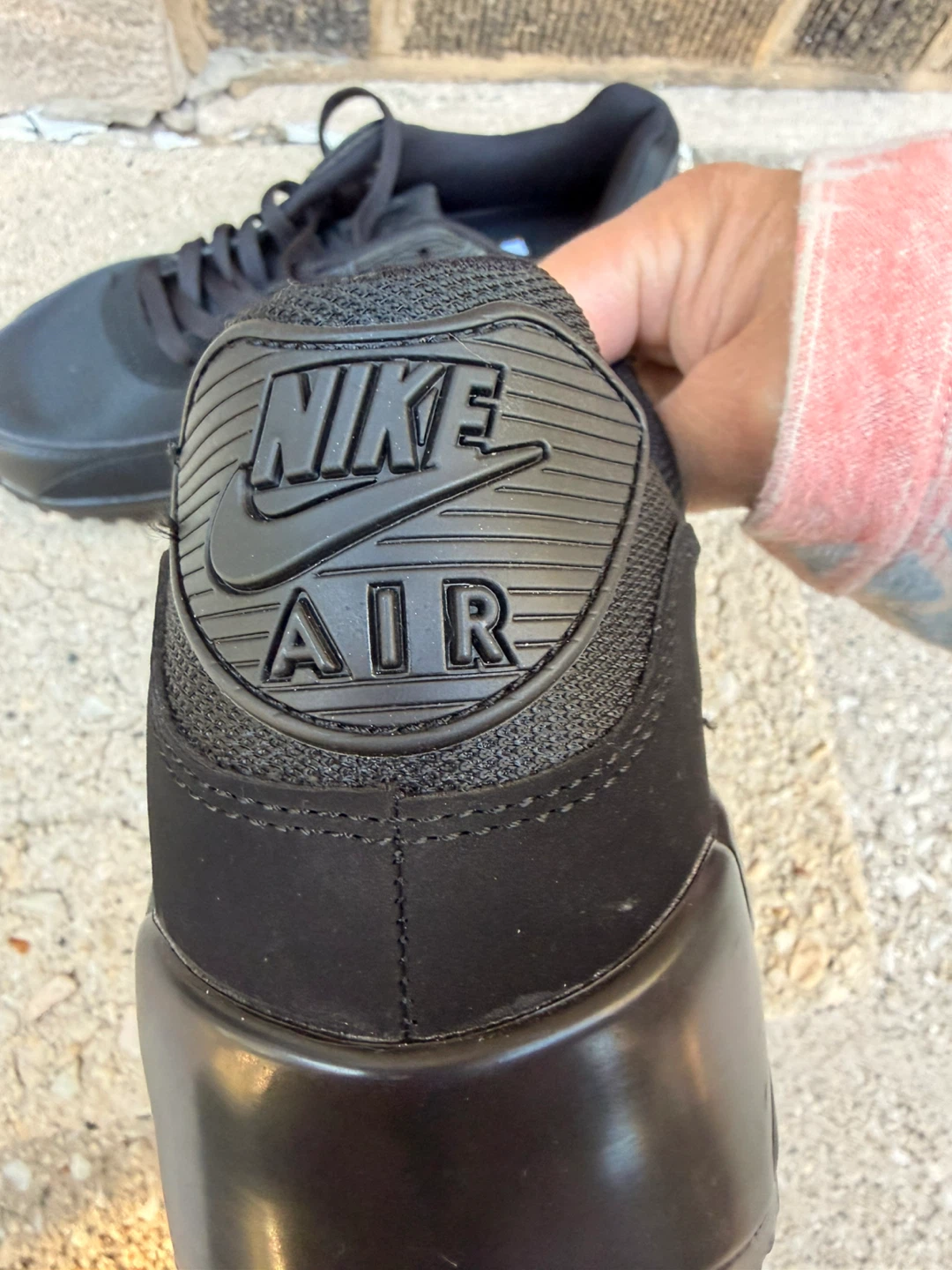 Nike Air Max 90 Sneakers Black Size 11 - photo 4