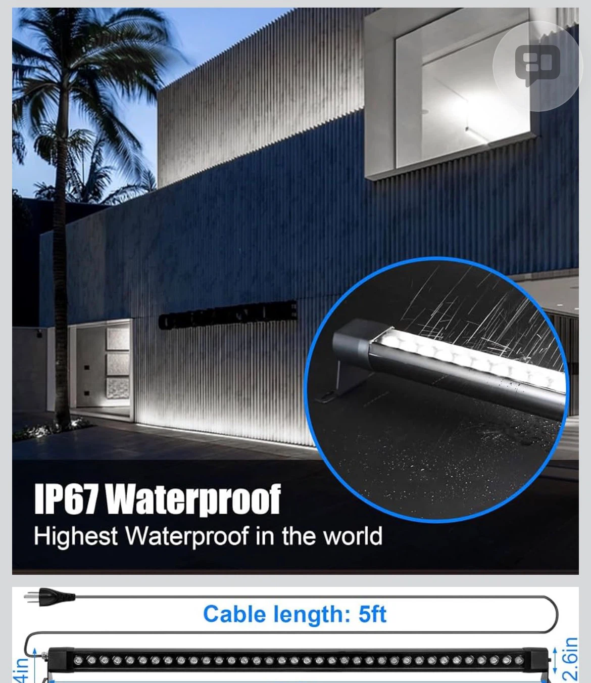2 Pack LED Wall Washer Lights - photo 2
