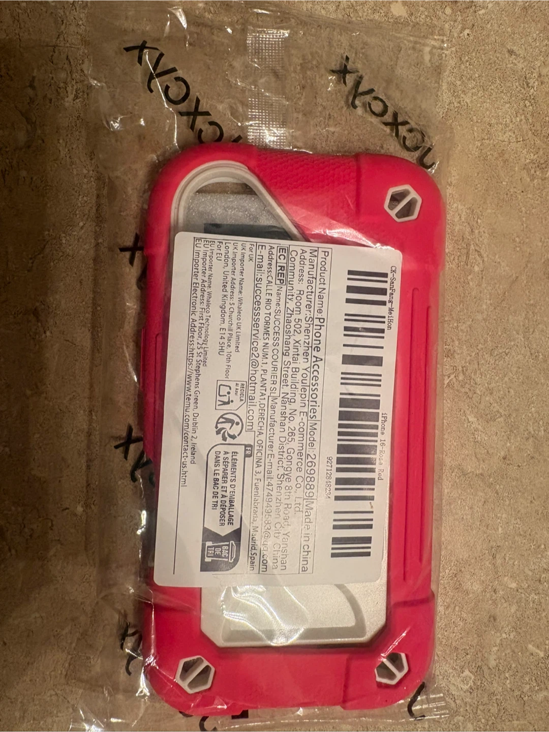 iPhone 16 Case Rosa Red - photo 2