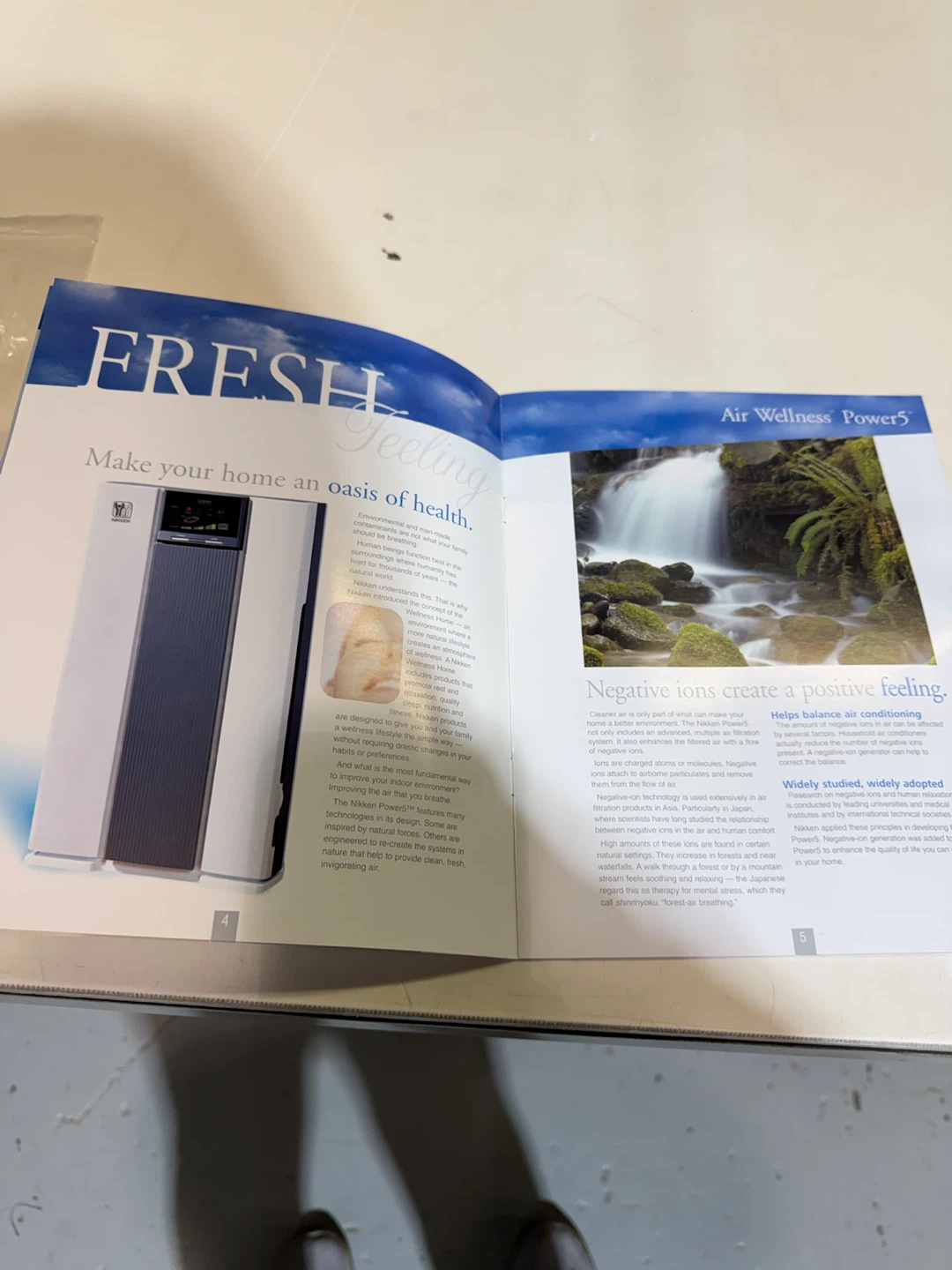 Nikken Air Wellness Power5 Air Purifier