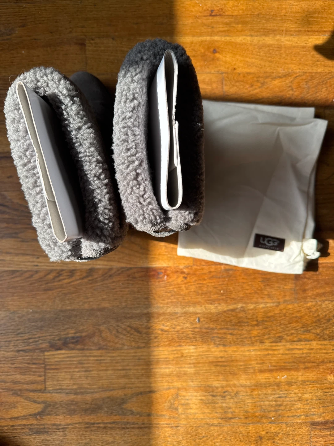 UGG Suede Wedge Boots Grey - photo 4