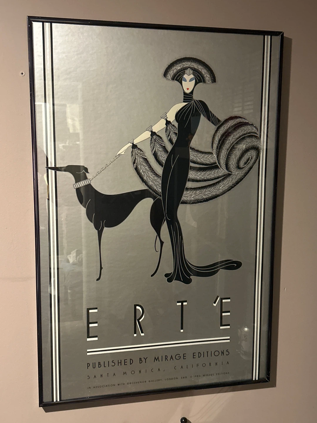 Erte Mirage Editions Framed Art Print