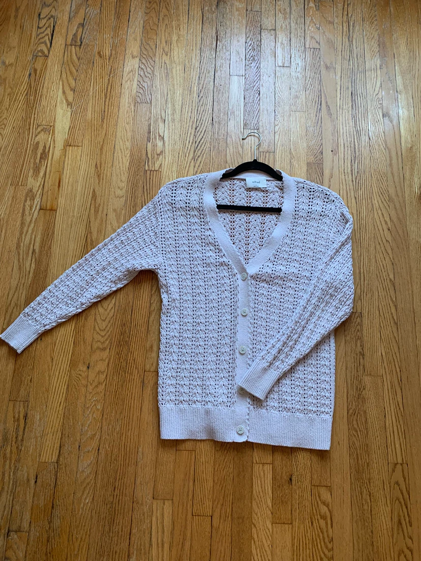 Wilfred Knit Cardigan - Light Pink, Small