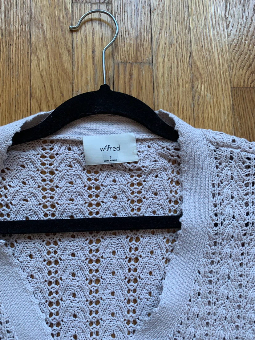 Wilfred Knit Cardigan - Light Pink, Small - photo 2