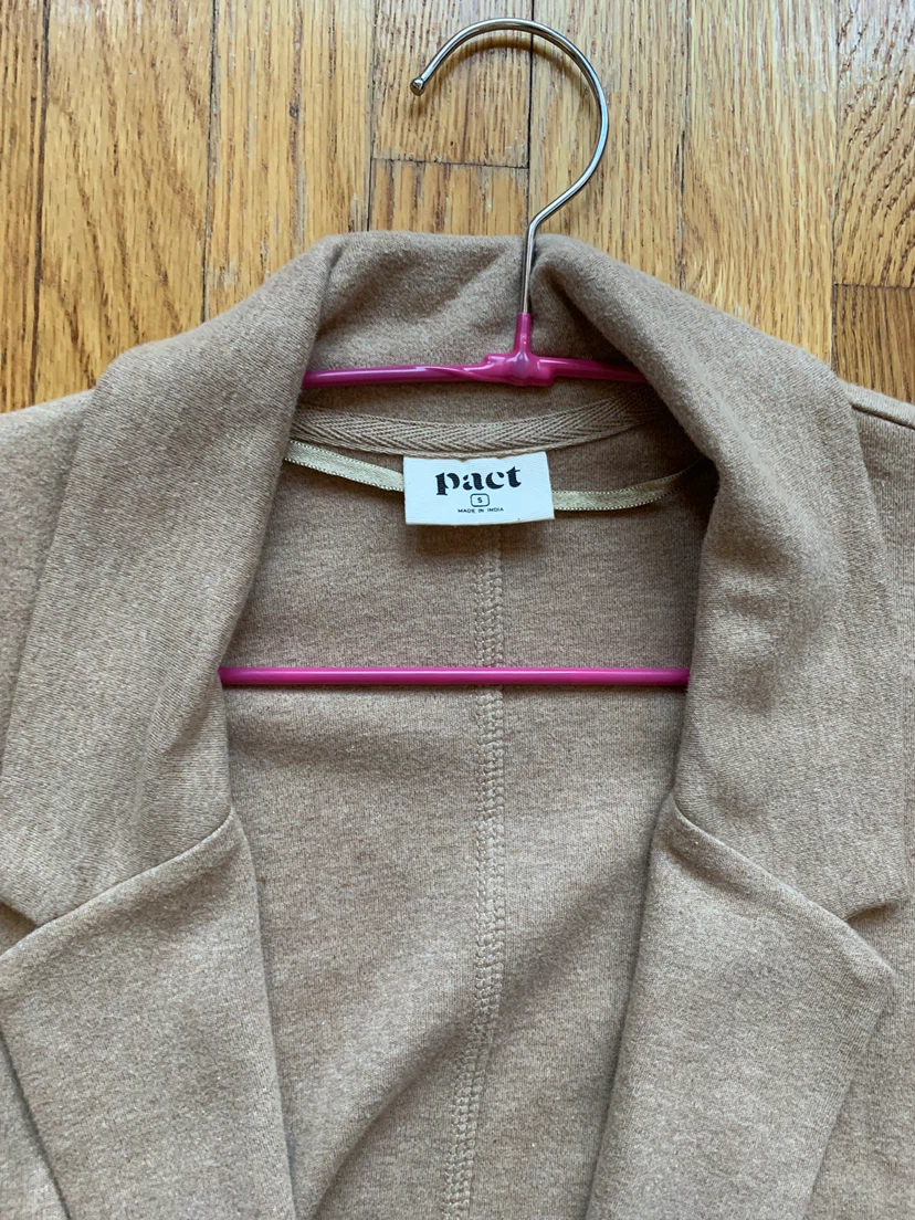 Pact Comfy Blazer - Beige, Small - photo 2
