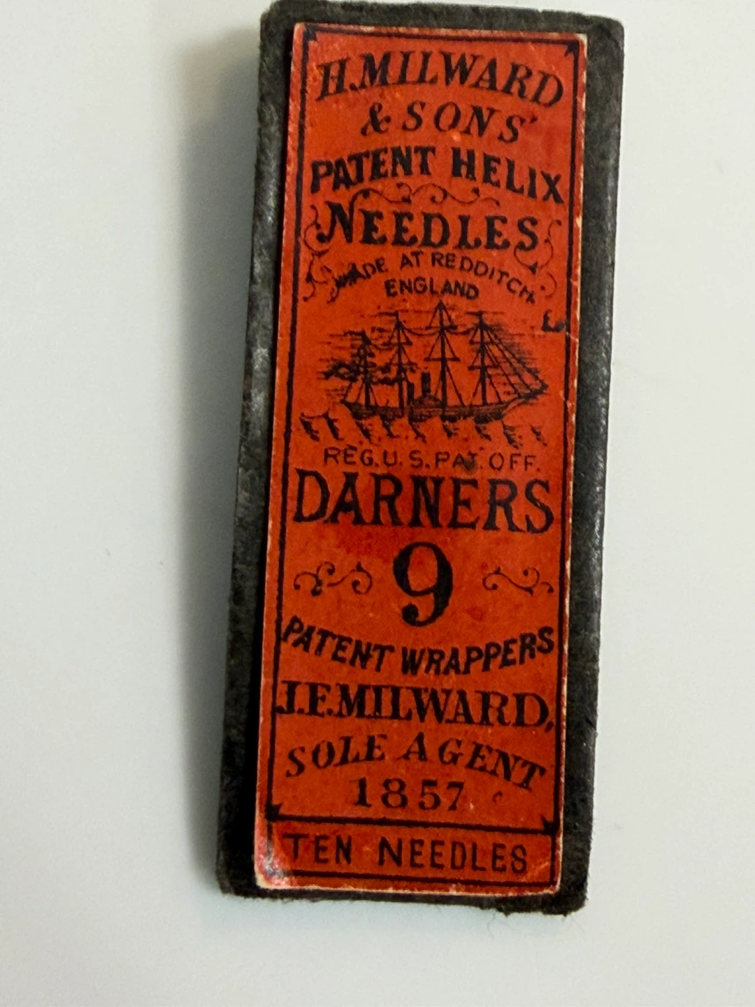 Vintage 1857 H.Milward & Sons Patent Helix Needles