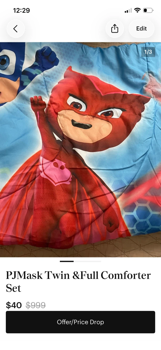 PJ Masks Twin and Full Comforter Set - photo 2