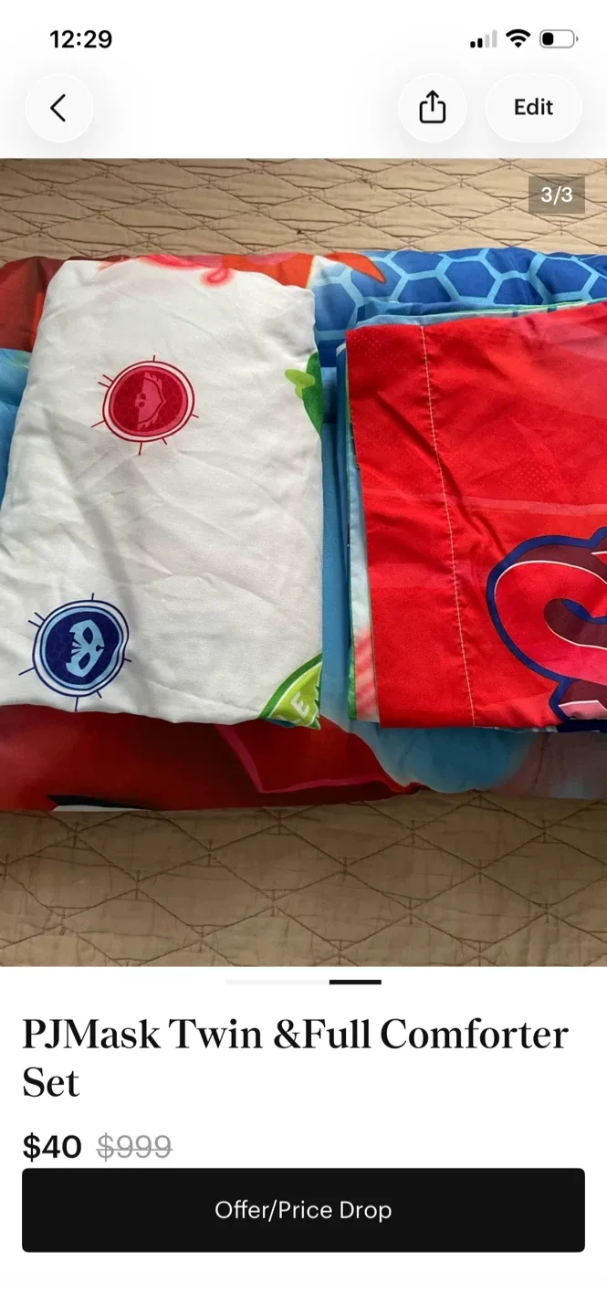 PJ Masks Twin and Full Comforter Set - photo 3