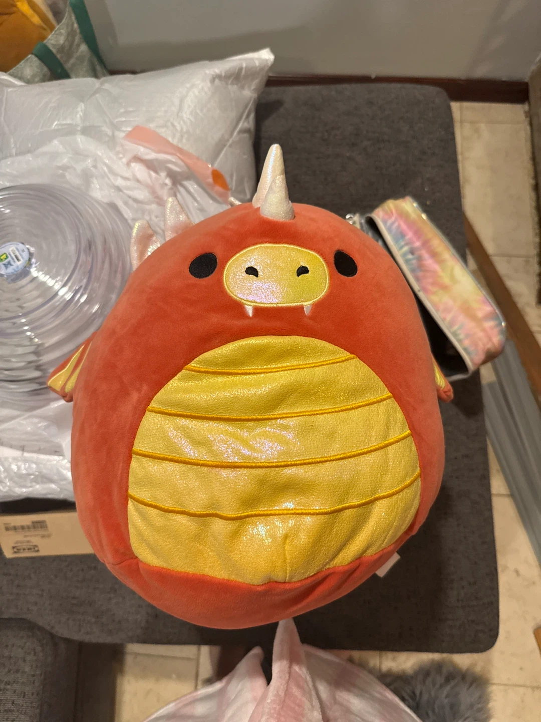 Squishmallows Dragon Plush Red Canadas Wonderland