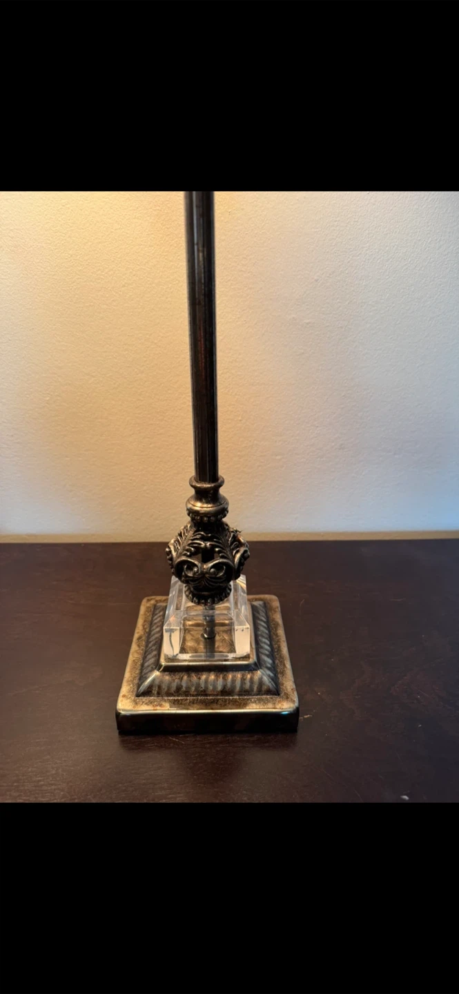 Set of Two Vintage-Style Crystal Table Lamps - photo 3
