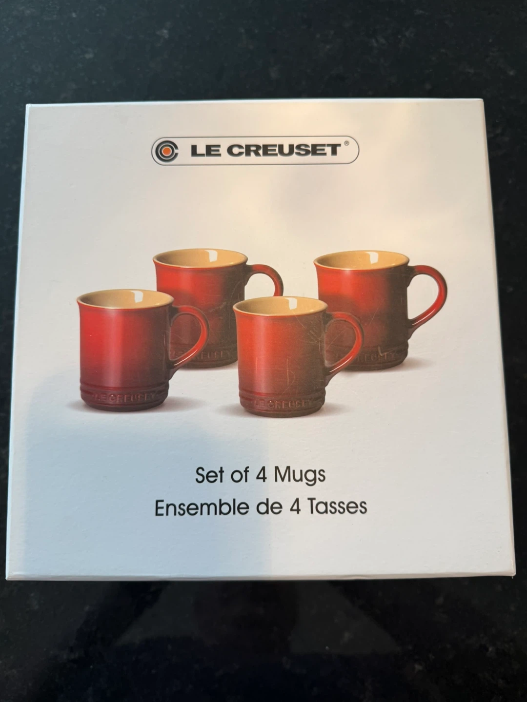 Le Creuset Stoneware Mugs, Set of 4 (400ml)