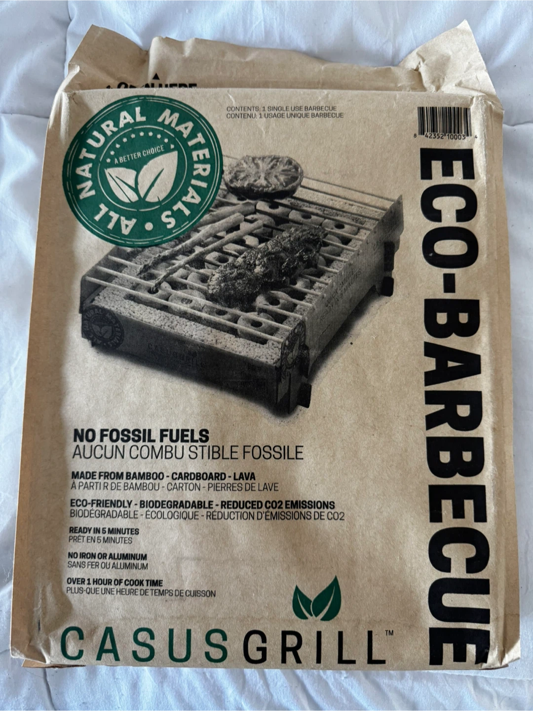 CasusGrill Eco-Friendly Single-Use Barbecue