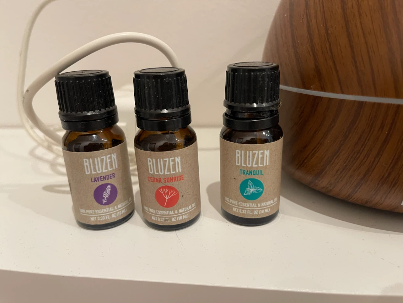 Pure Enrichment Diffuser with 3 Bluzen Essential Oils - photo 2