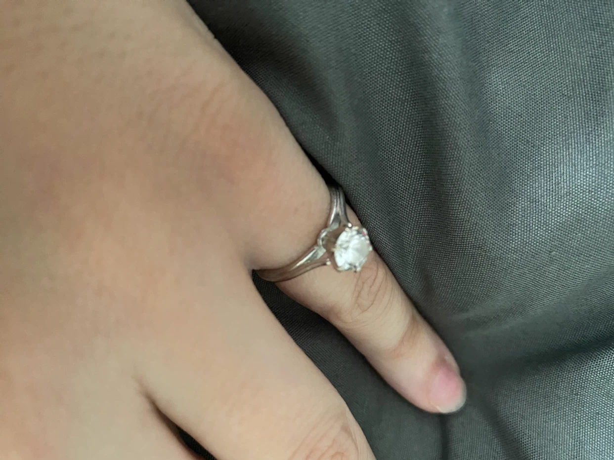 14K Gold Solitaire Ring