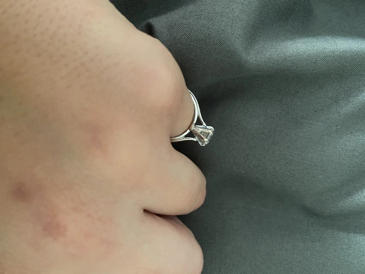 14K Gold Solitaire Ring - photo 2