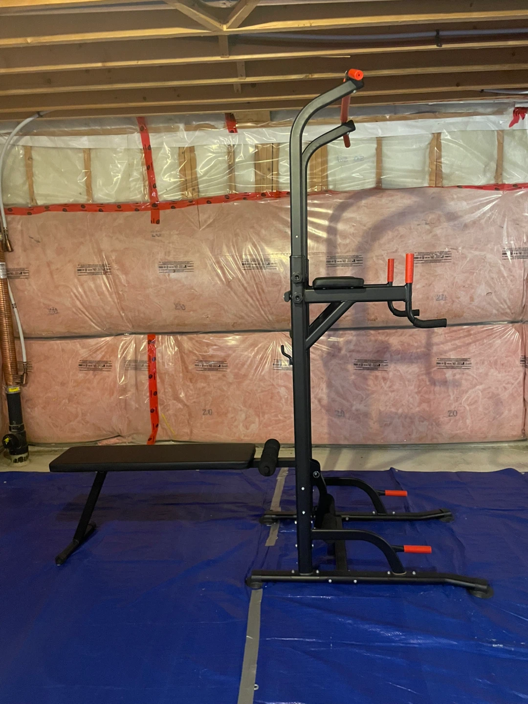 Home Gym Workout Station – Pull Up Bar, Dip Station & Bench - photo 2