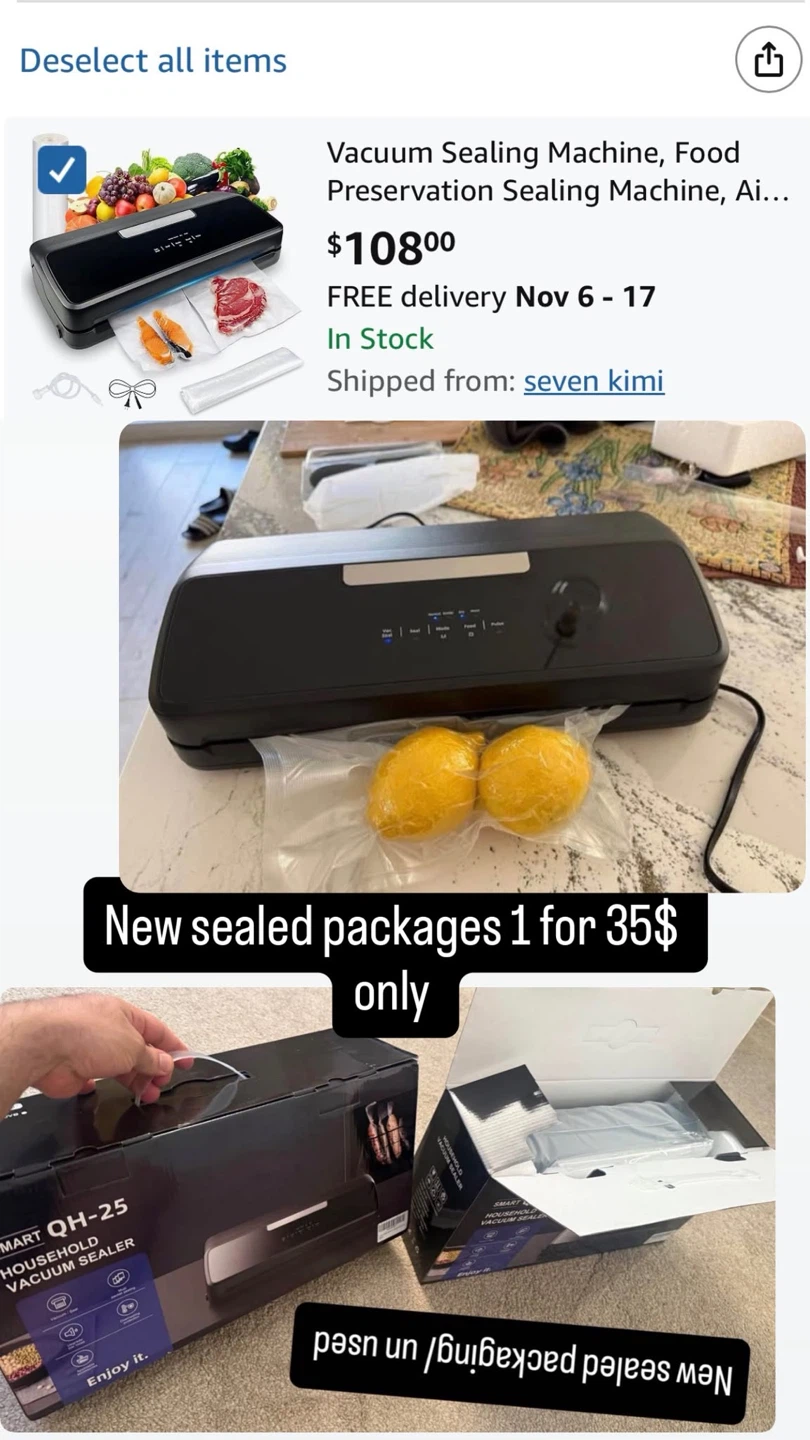 Smart QH-25 Vacuum Sealer Machine - photo 3