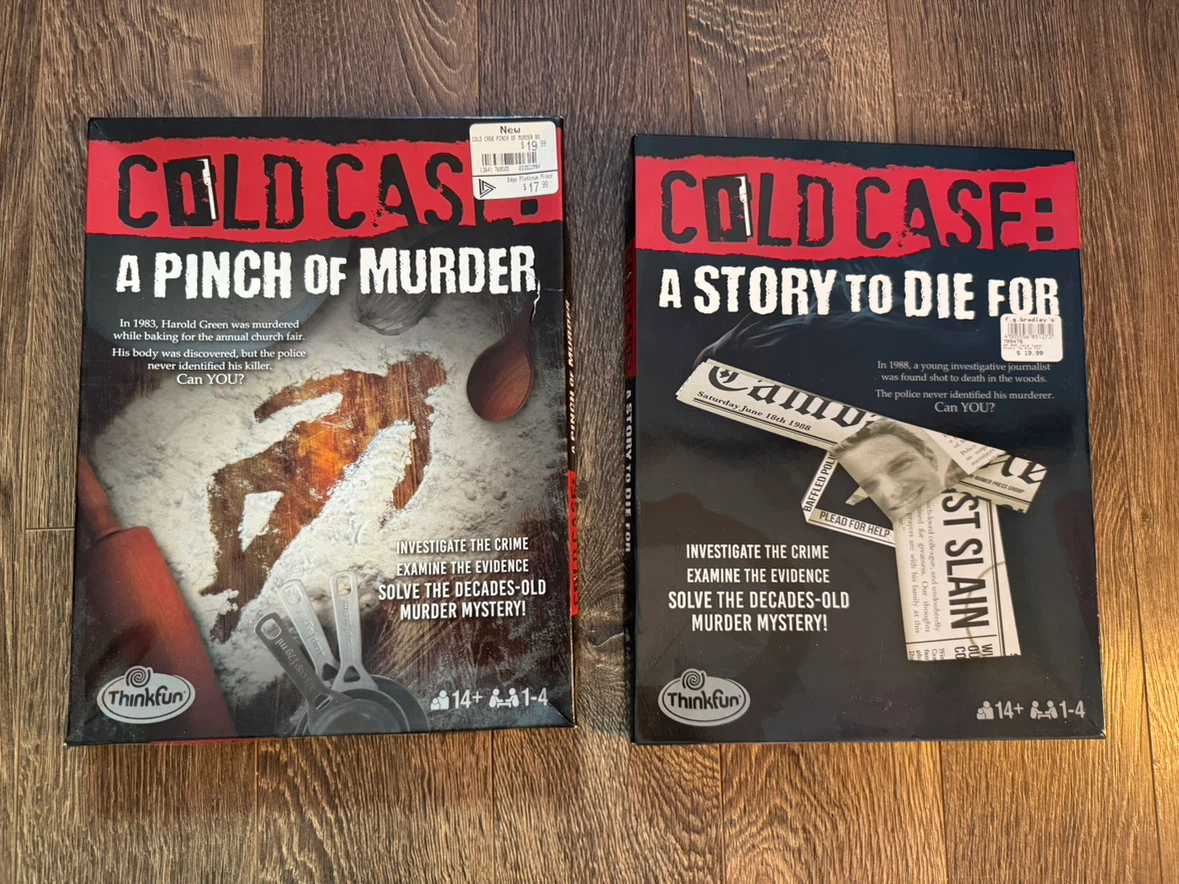 ThinkFun Cold Case Mystery Games - 2 Pack