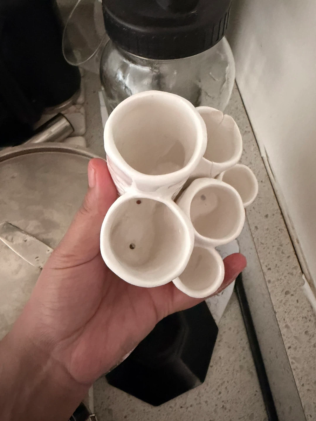 White Ceramic Stationery Holder - photo 5