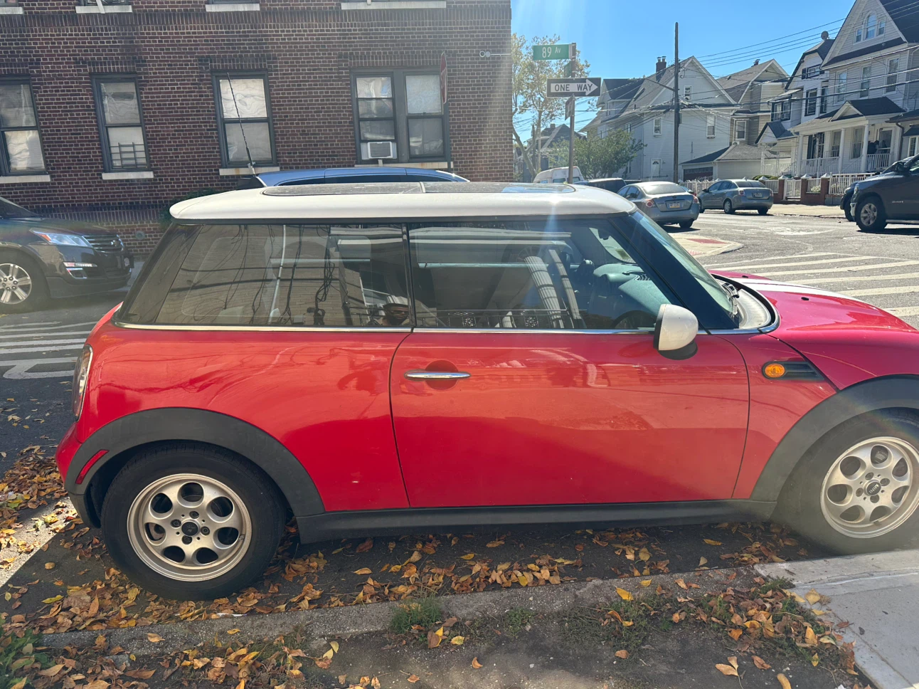 Red Mini Cooper 2013 with White Stripes - photo 2