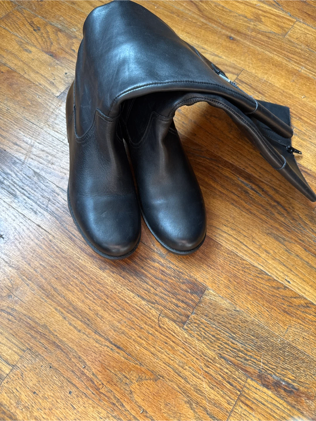 Lauren by Ralph Lauren Sigrid Leather Knee High Boots