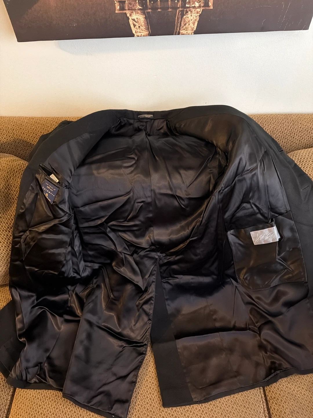Bill Blass 100% Cashmere Black Coat - photo 2