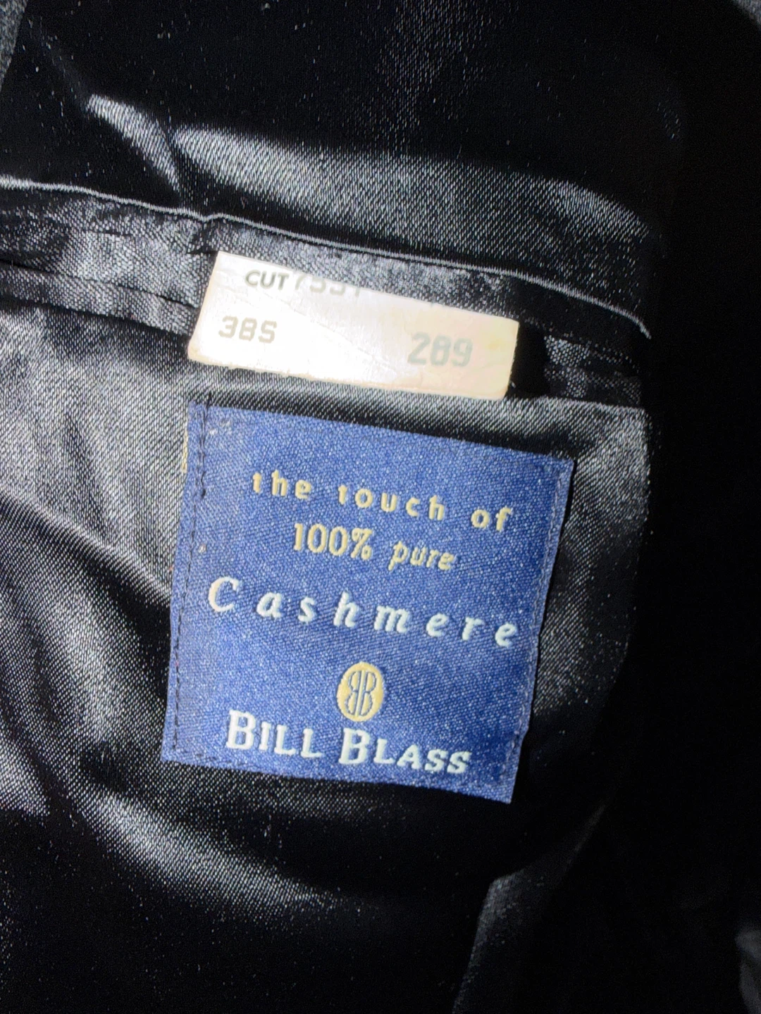Bill Blass 100% Cashmere Black Coat - photo 3