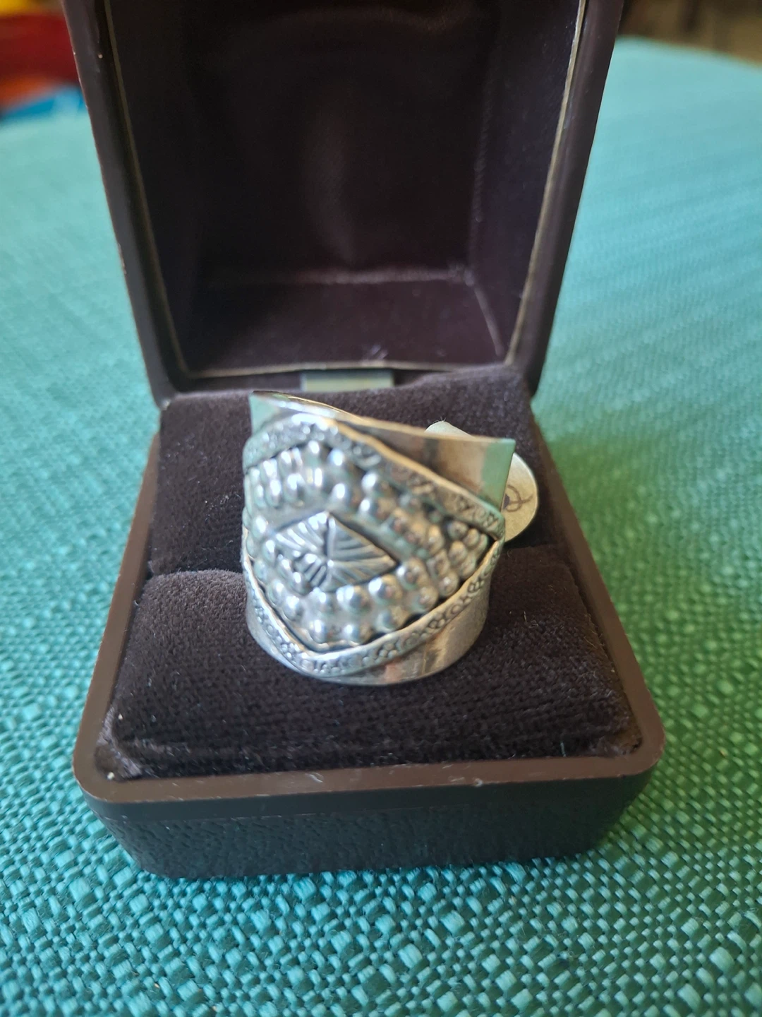Silver statement ring (stamped 925) - photo 2