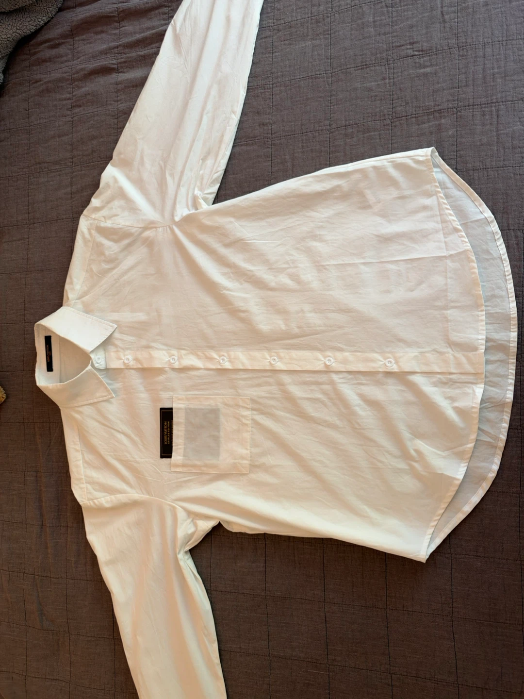 Louis Vuitton Men’s White Long Sleeve Shirt – LV Designer Shirt - photo 3