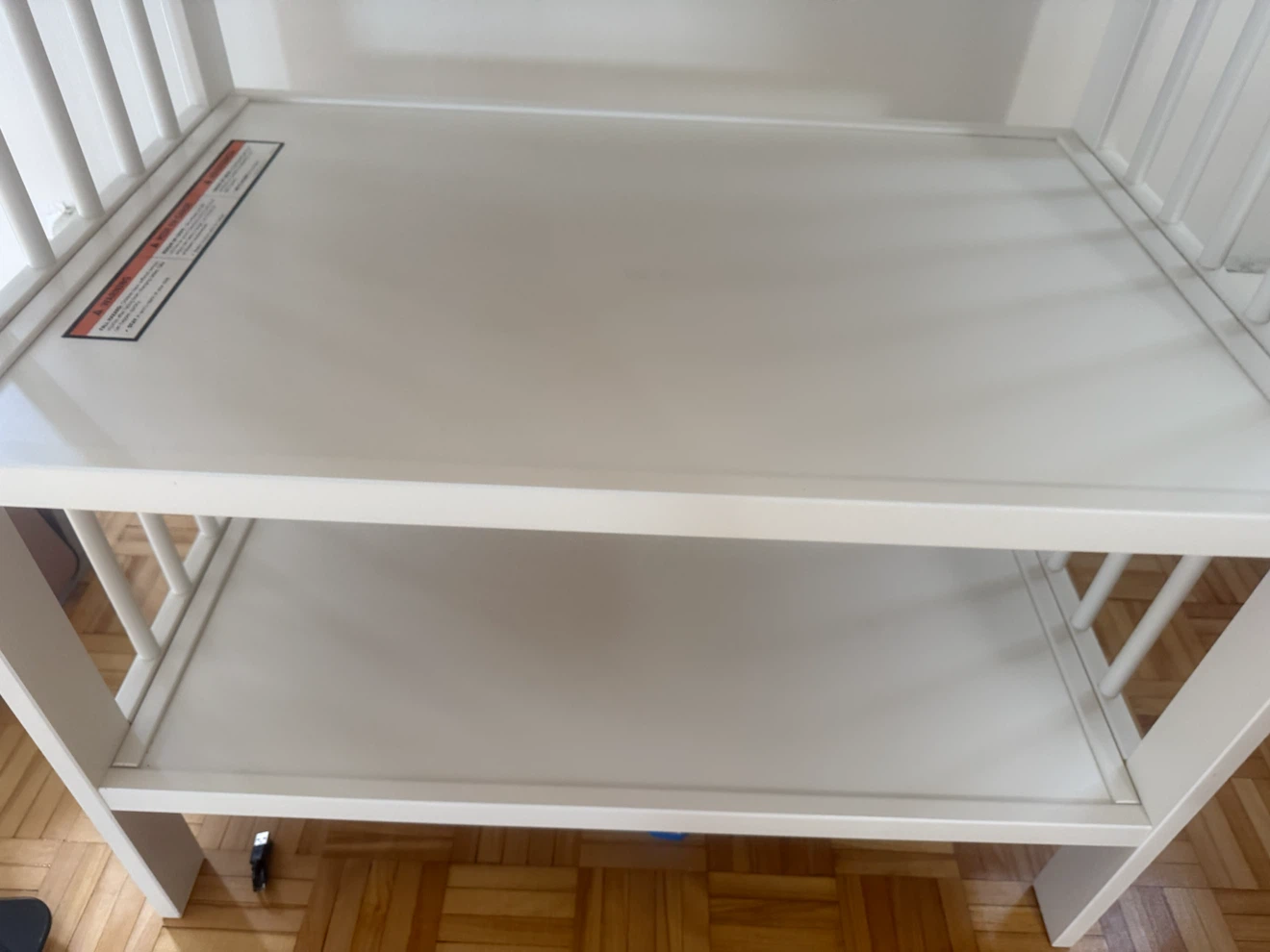 White Baby Change Table - photo 3