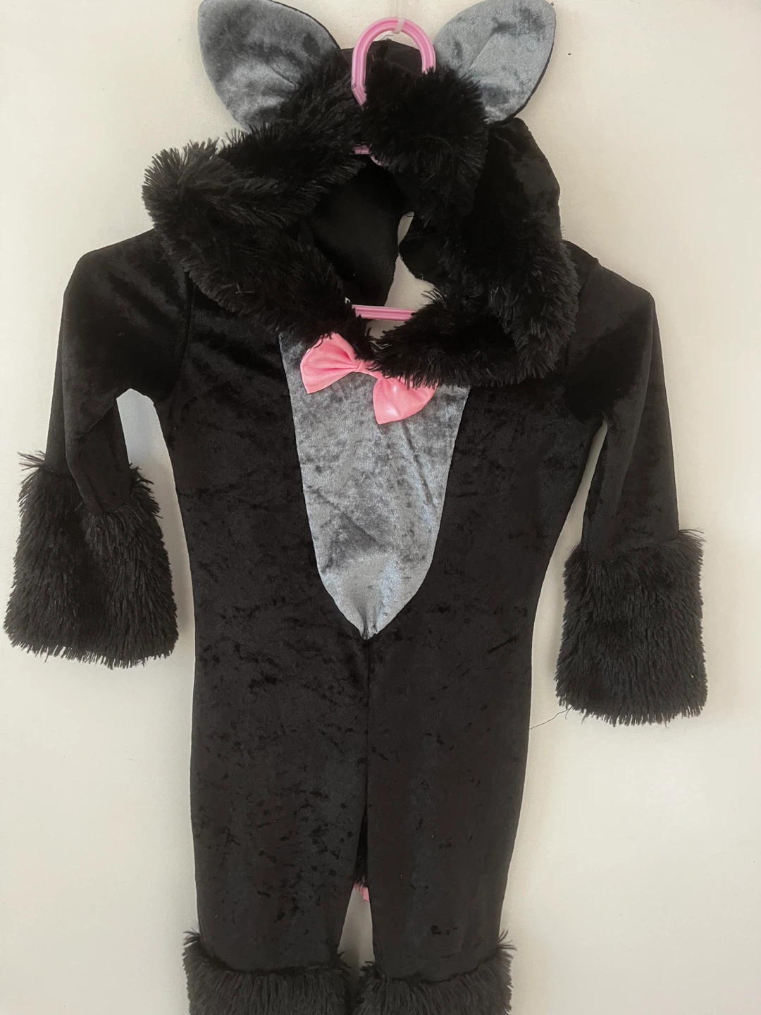 Kids Cat Costume Jumpsuit Black - photo 3