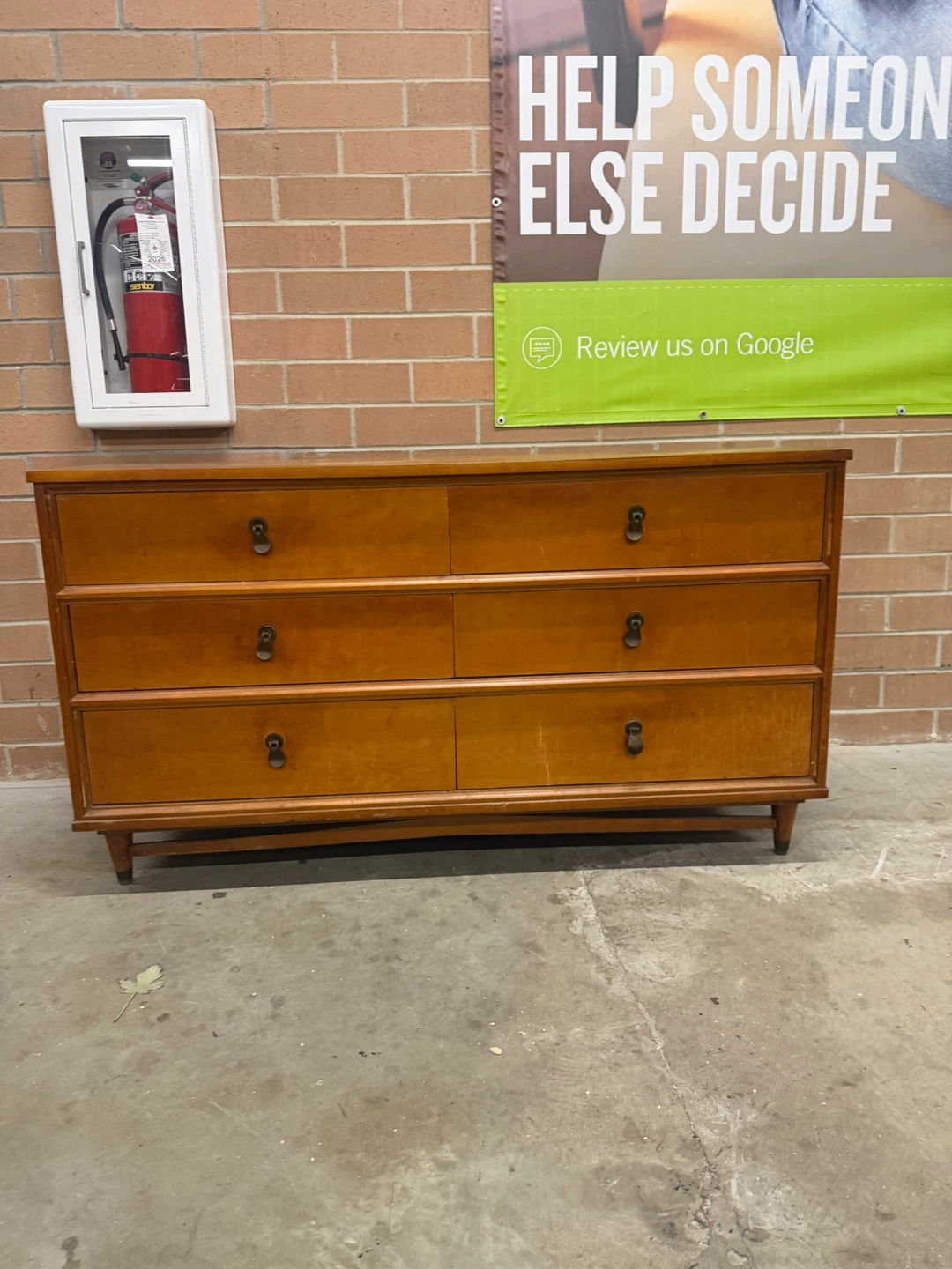MCM Wooden 6-Drawer Dresser