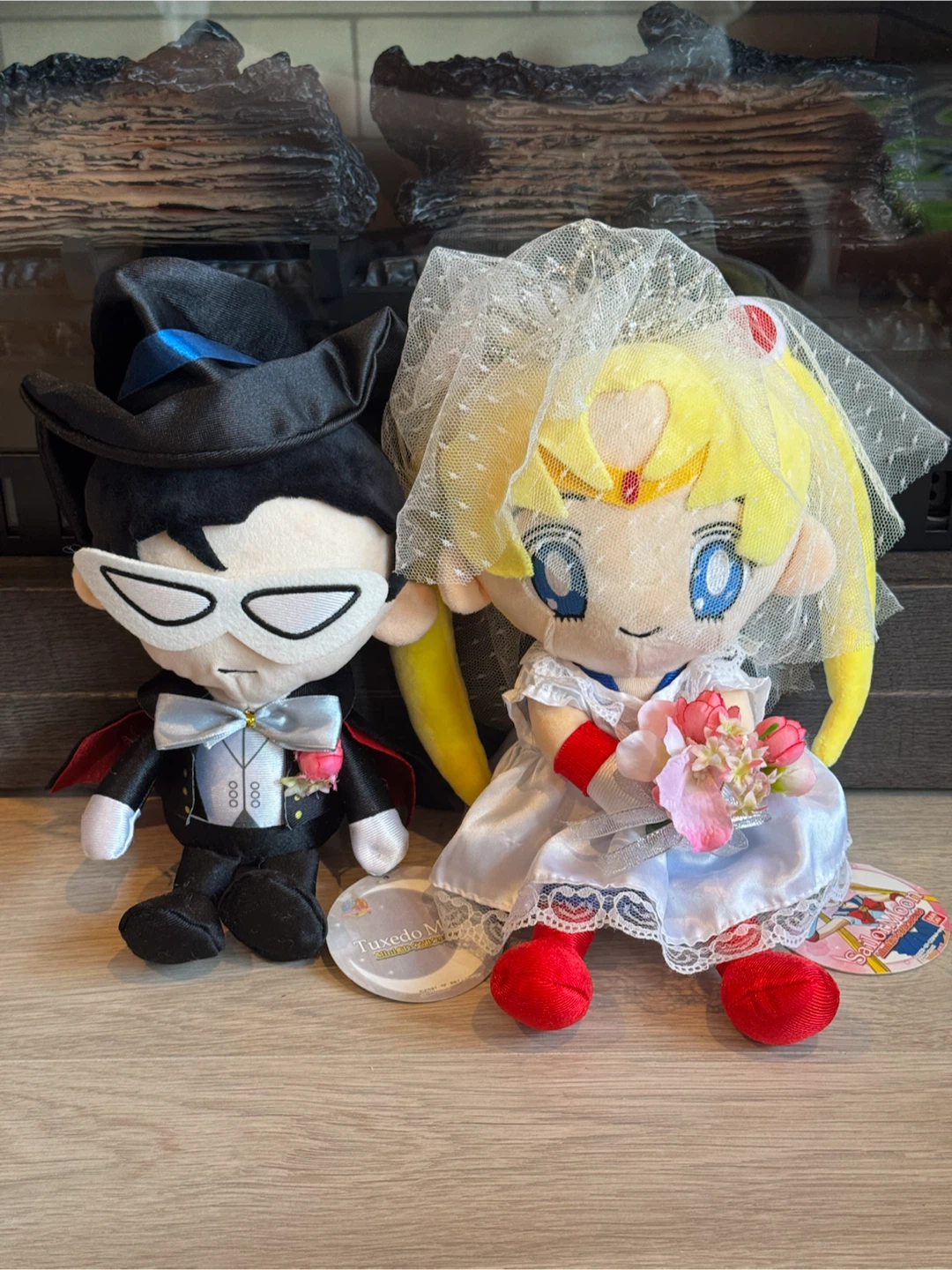 Sailor Moon and Tuxedo Mask Wedding Plush Set