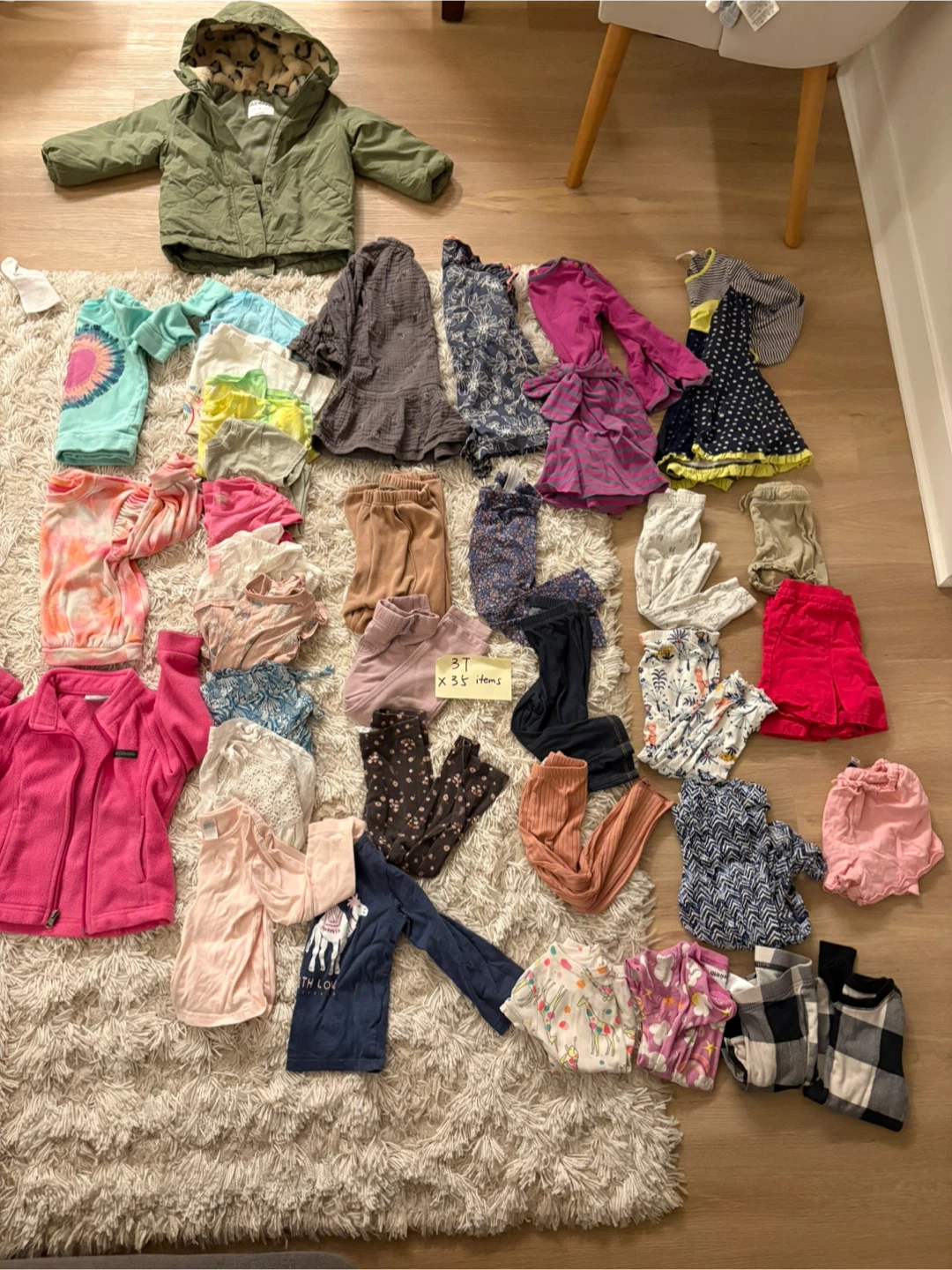 3T girl 35 Piece Toddler Girl Clothing Bundle Size 3T