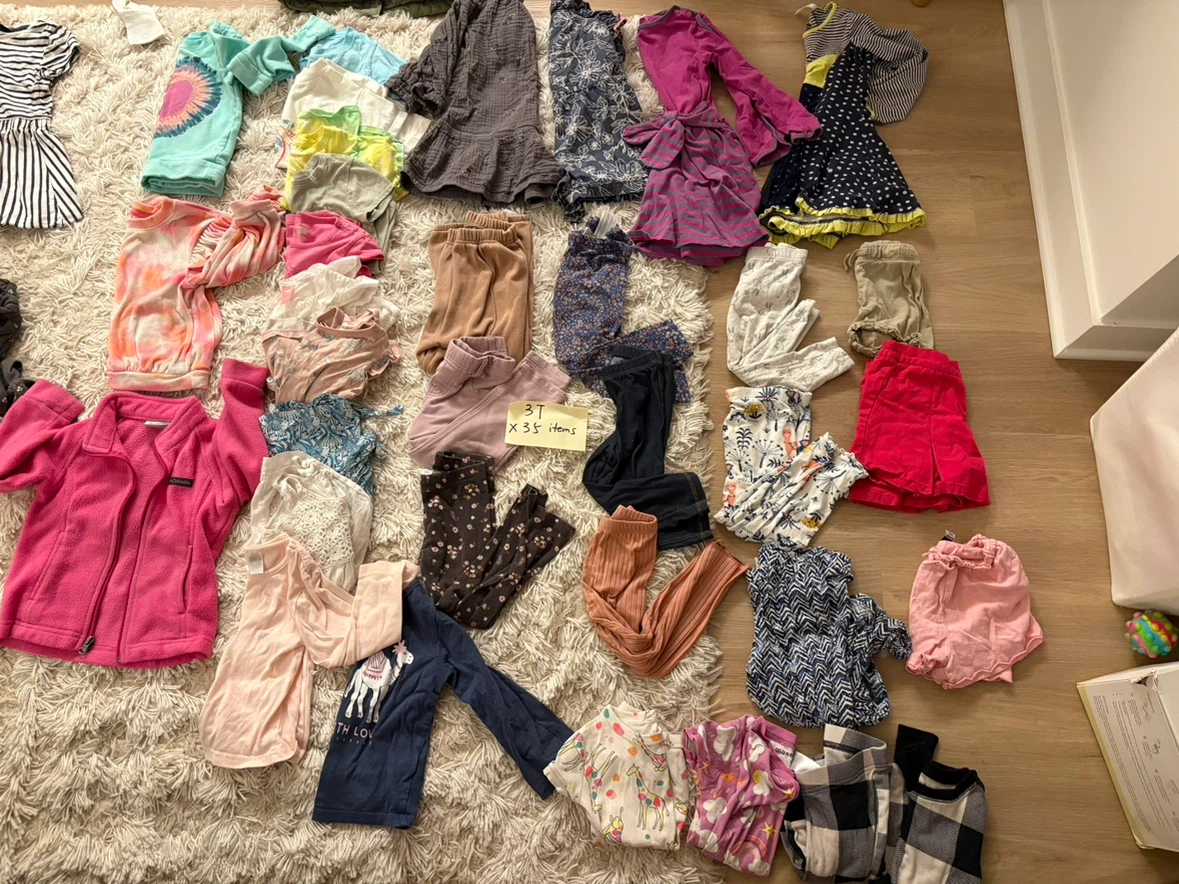 3T girl 35 Piece Toddler Girl Clothing Bundle Size 3T - photo 3
