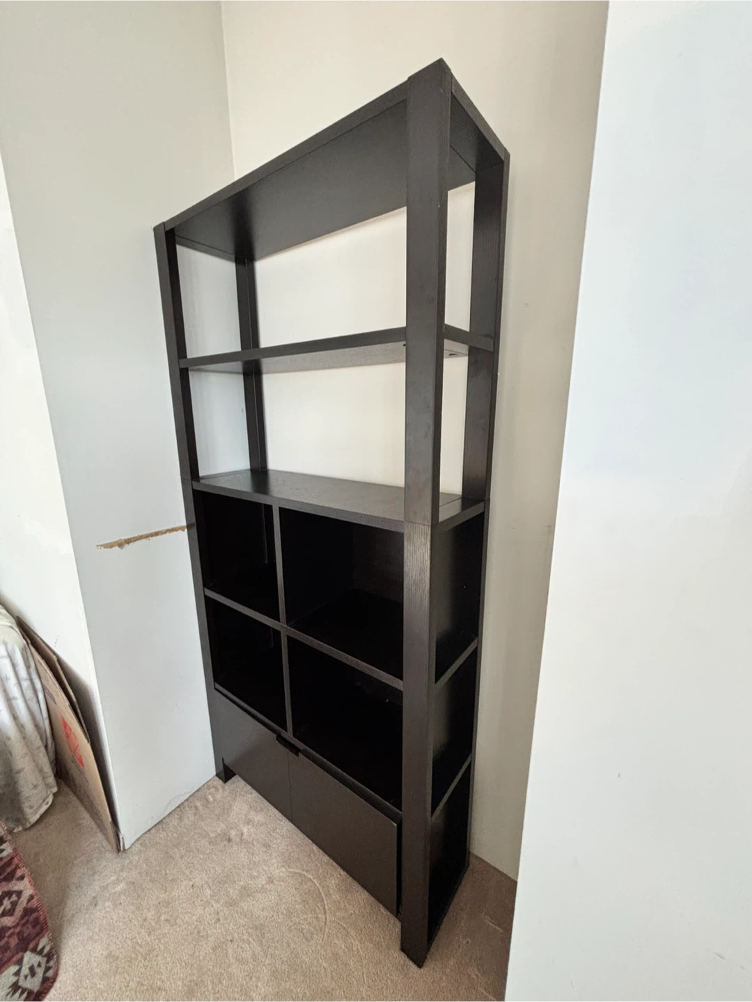 Tall Bookshelf with Bottom Drawer - photo 2