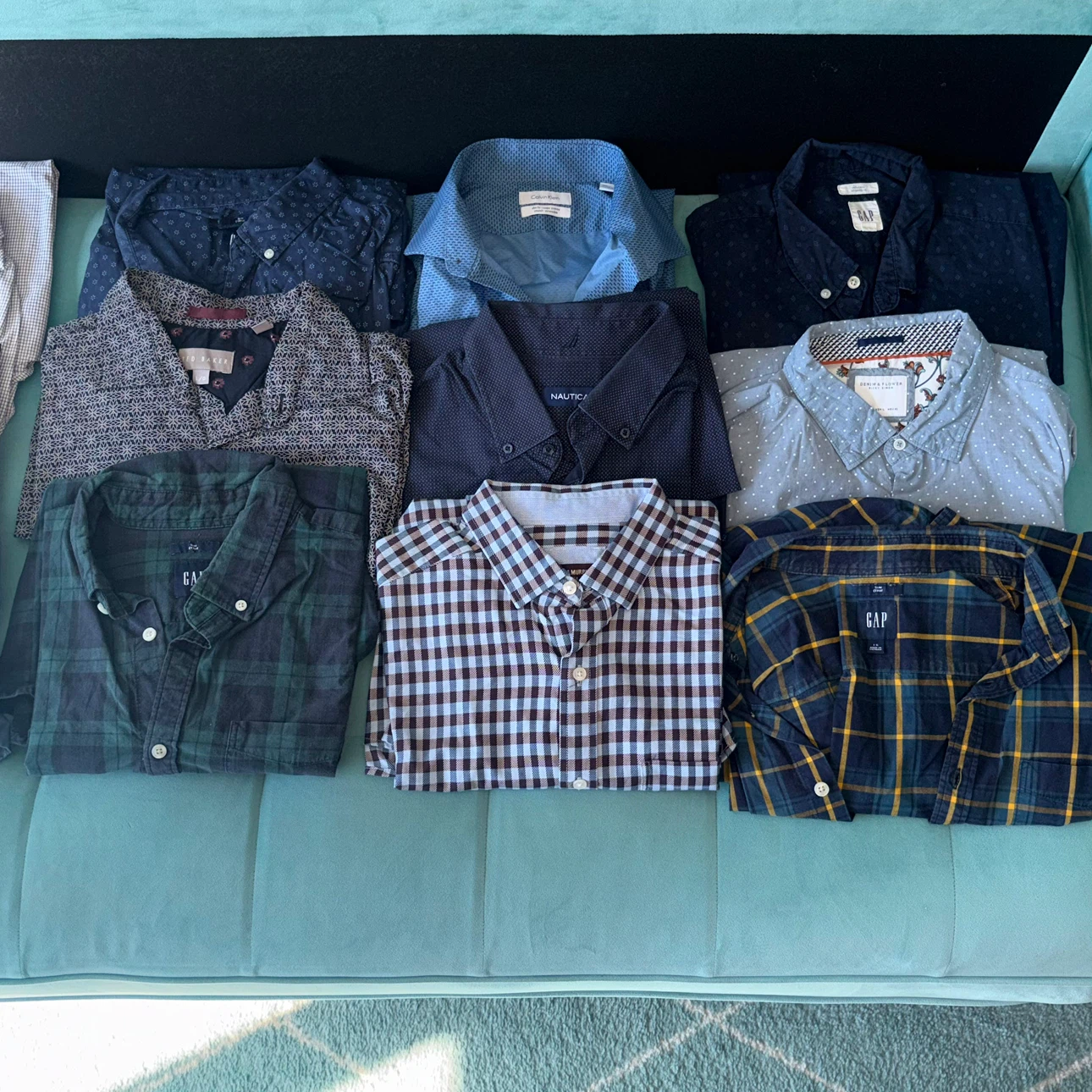 Assorted Men's Shirts and Pants Bundle (17 shirts and 5 pants)