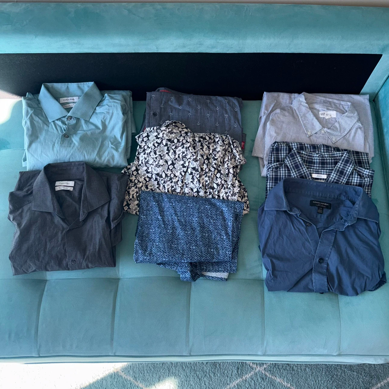 Assorted Men's Shirts and Pants Bundle (17 shirts and 5 pants) - photo 2