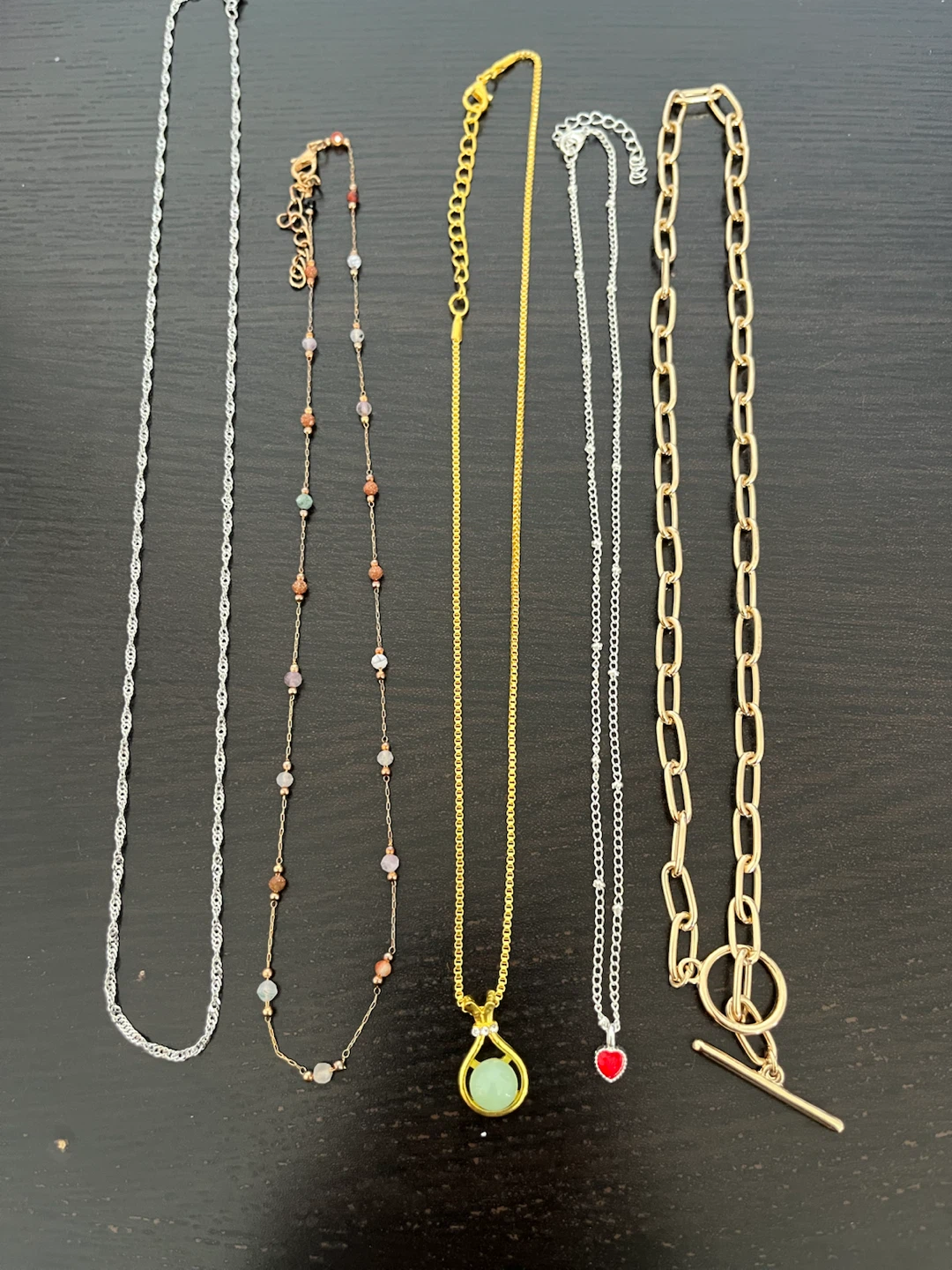 5 necklaces ($6 for all)