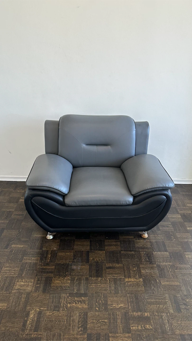 Grey & Black Armchair sofa: Must Go This Week (Moving Sale)