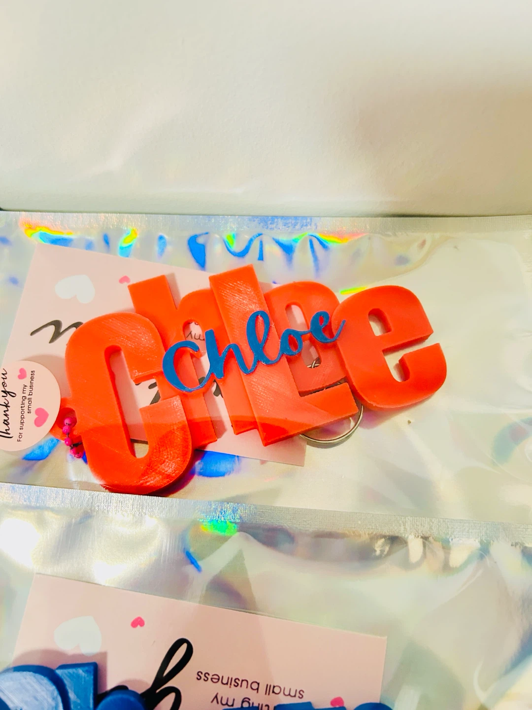 1pc Custom 3D Printed Personalized Name Keychain - photo 4
