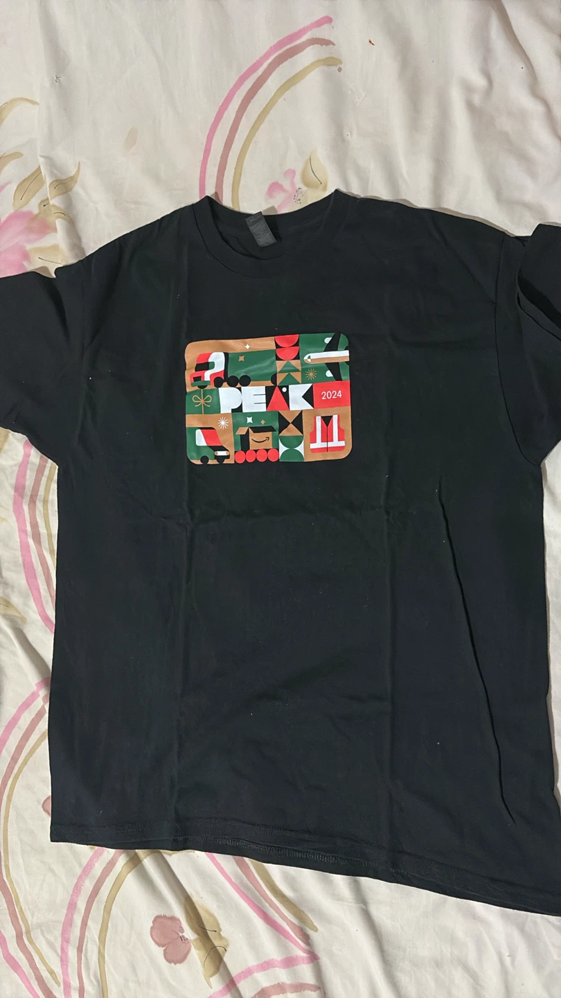 Amazon Peak 2024 Black Graphic T-Shirt